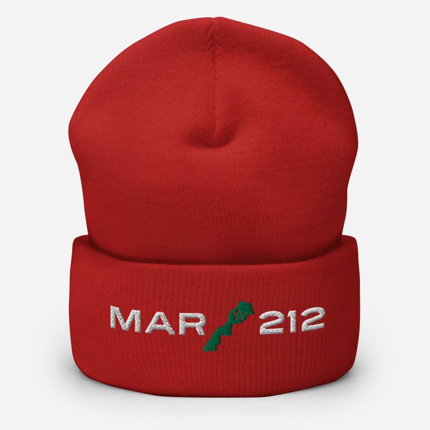 Bonnet MAR212 carte Maroc complète