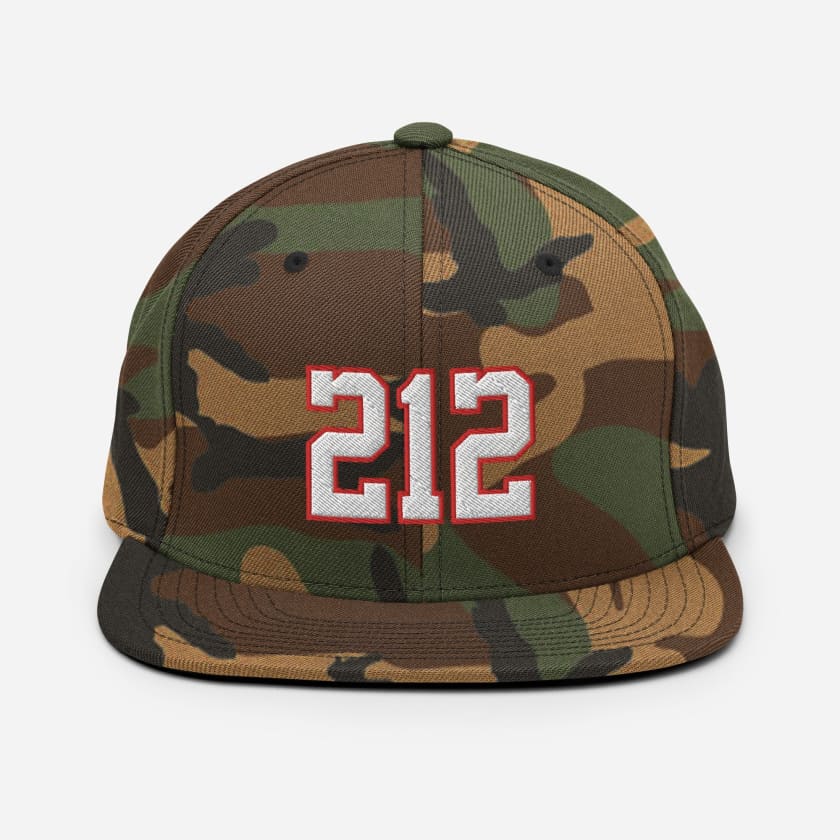 Casquette 212 Snapback brodé