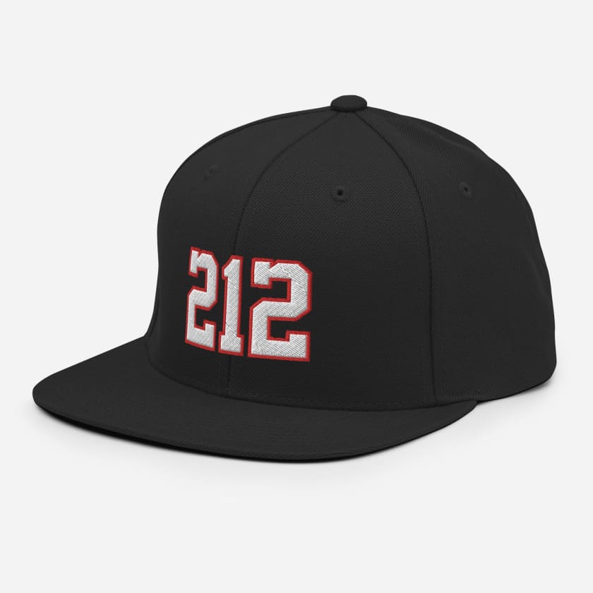 Casquette 212 Snapback brodé