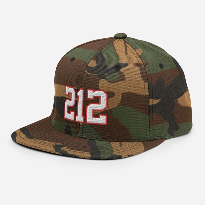 Casquette 212 Snapback brodé
