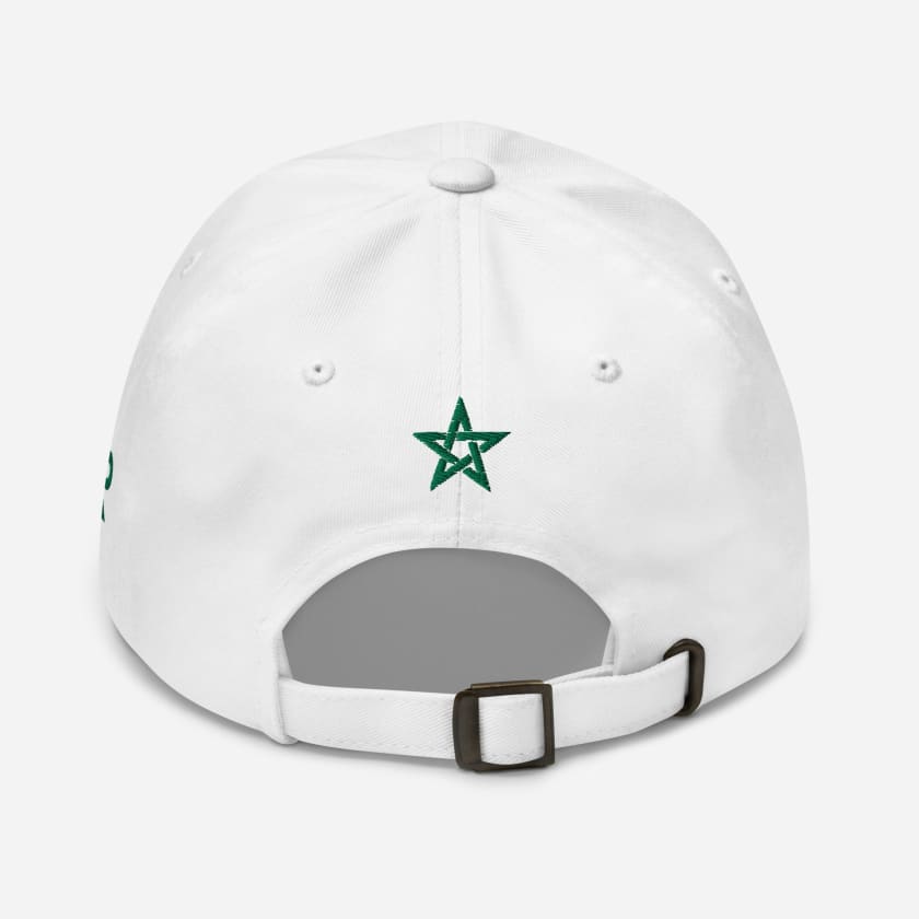 Casquette blanche MOROCCO brodé MAR