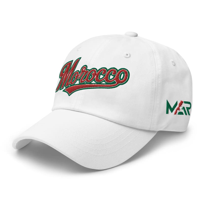 Casquette blanche MOROCCO brodé MAR