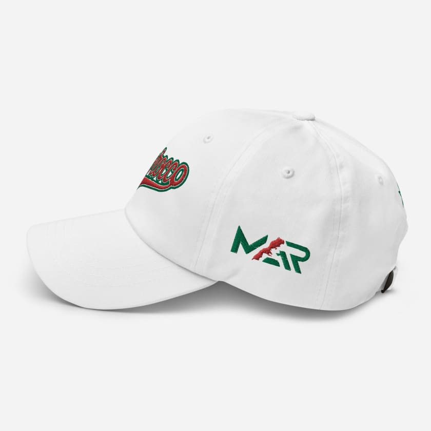 Casquette blanche MOROCCO brodé MAR