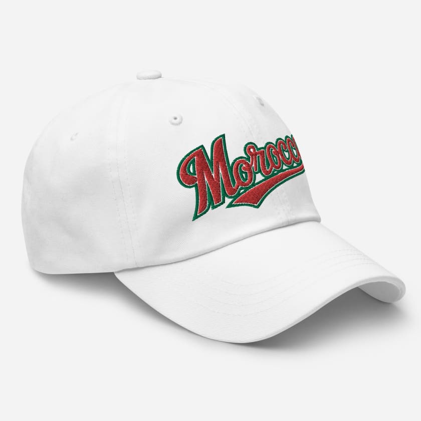 Casquette blanche MOROCCO brodé MAR