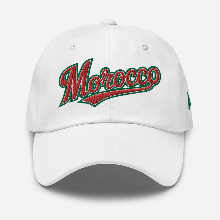 Casquette blanche MOROCCO brodé MAR