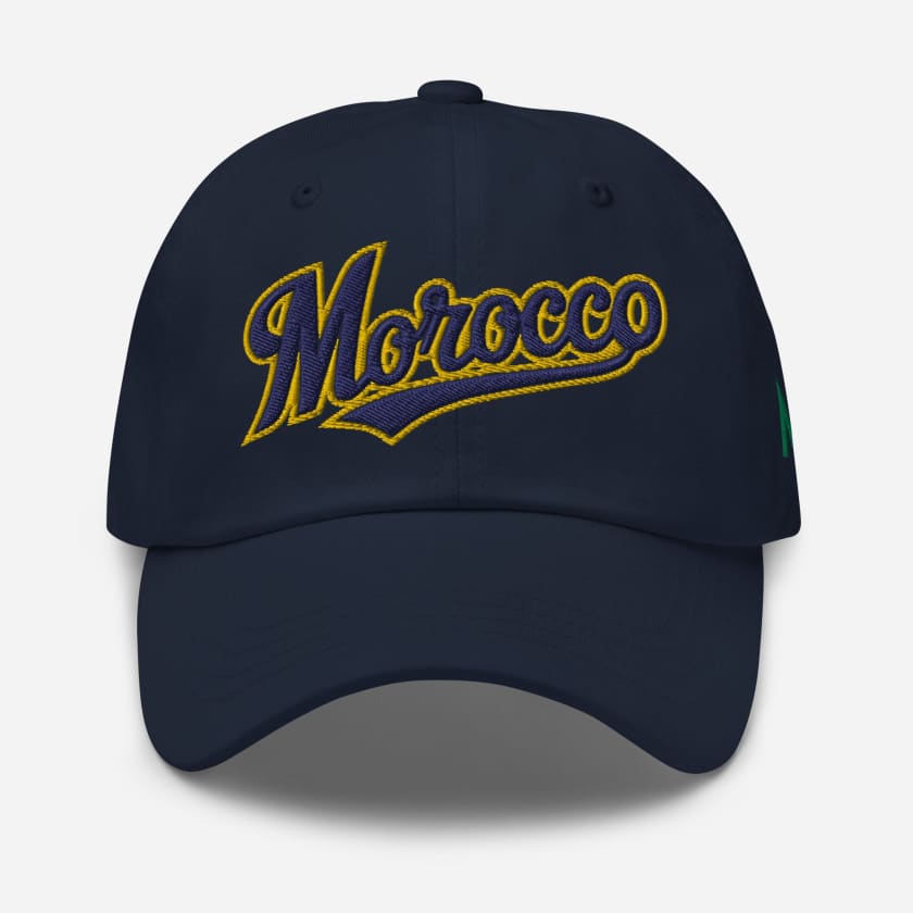Casquette Bleu Roi MOROCCO brodé MAR