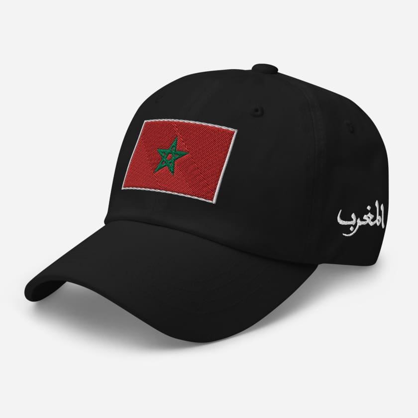 Casquette Drapeau Maroc Rouge MAR