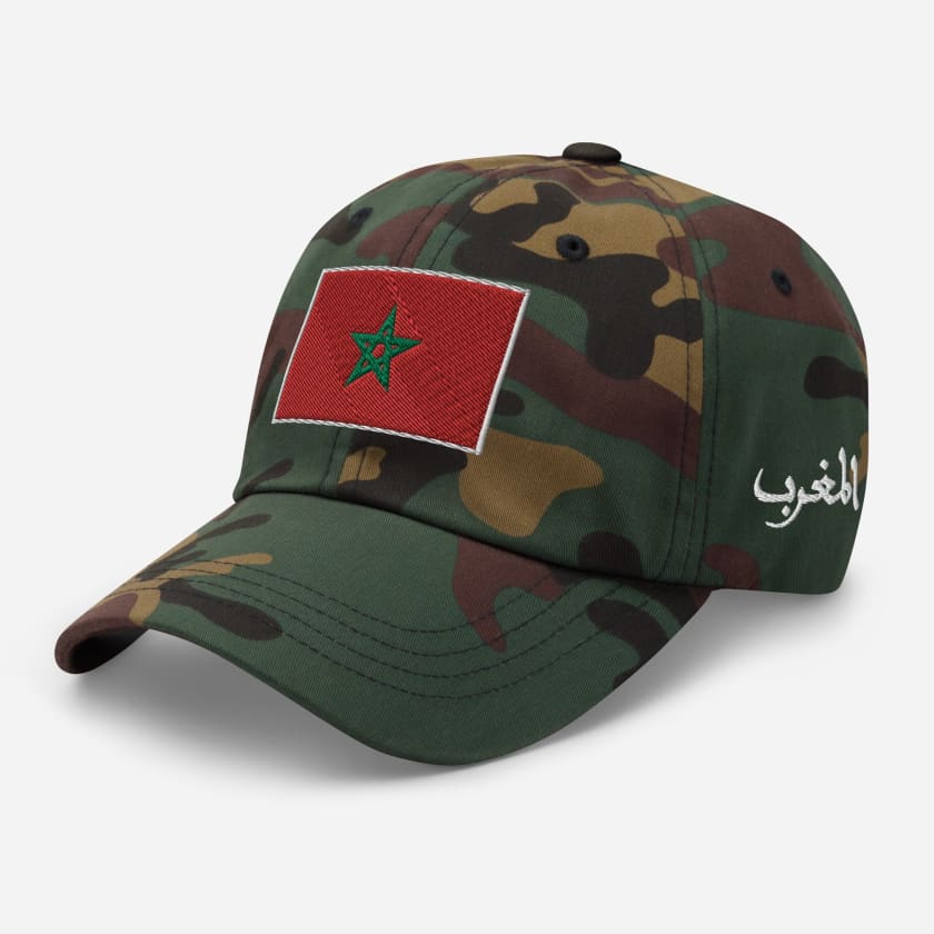 Casquette Drapeau Maroc Rouge MAR