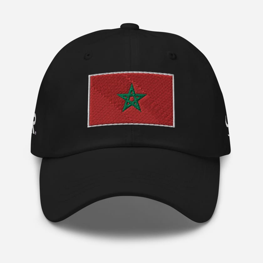 Casquette Drapeau Maroc Rouge MAR