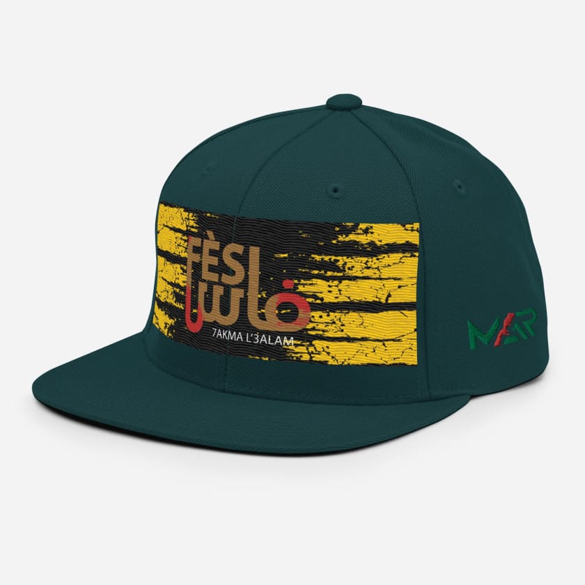 Casquette Fès Hakma l’3alam brodé