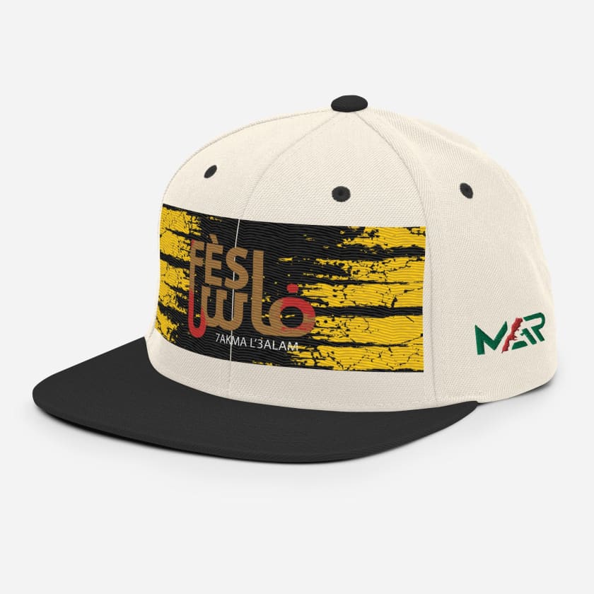 Casquette Fès Hakma l’3alam brodé