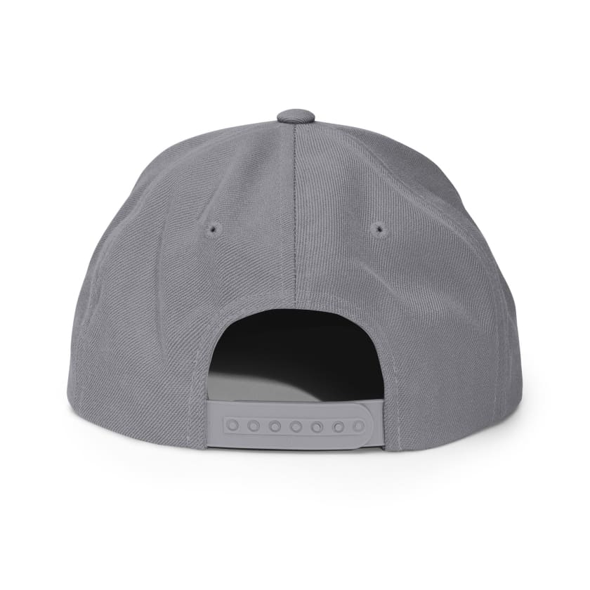 Casquette M rouge Snapback brodé