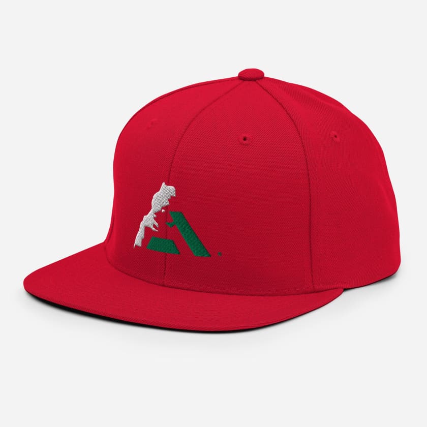 Casquette MAR brodé rouge Snapback