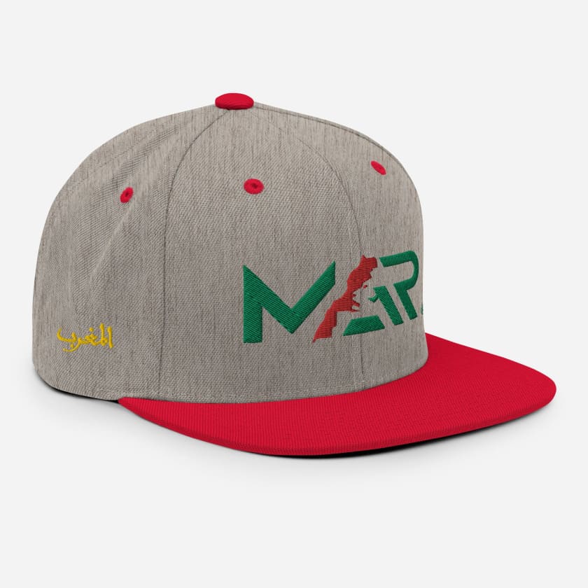 Casquette MAR brodée 4 cotés Snapback
