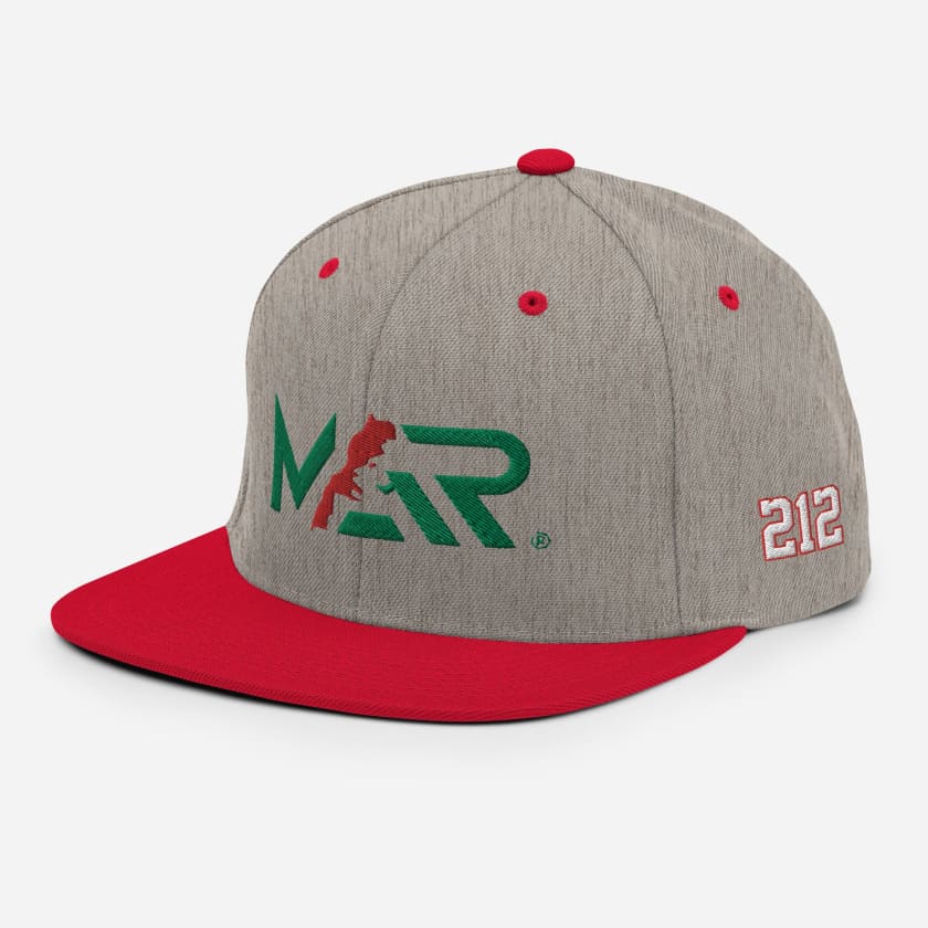Casquette MAR brodée 4 cotés Snapback