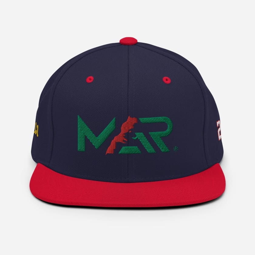Casquette MAR brodée 4 cotés Snapback