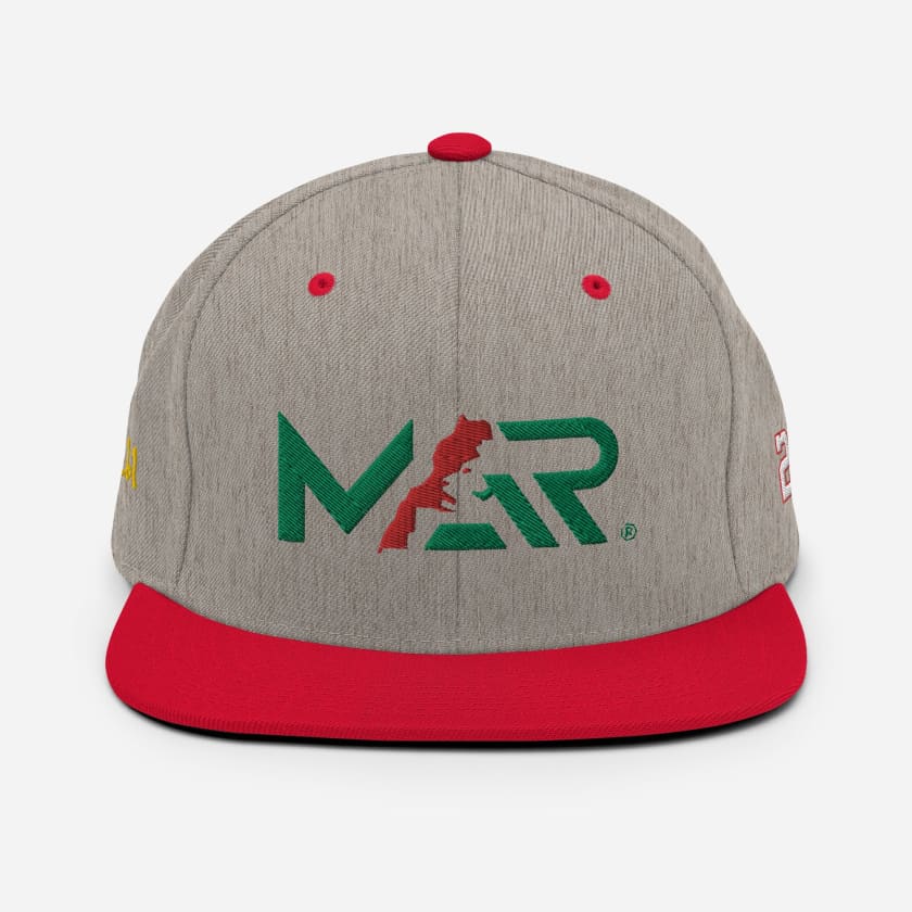 Casquette MAR brodée 4 cotés Snapback