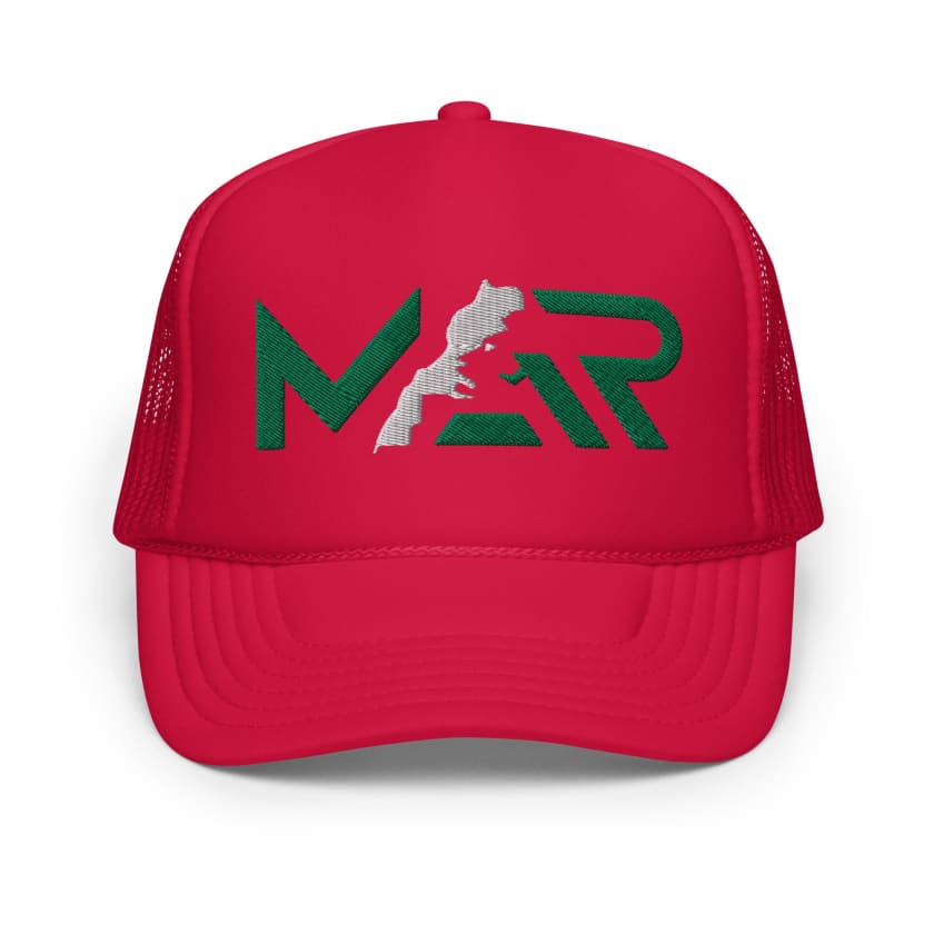 Casquette MAR brodée trucker en mousse