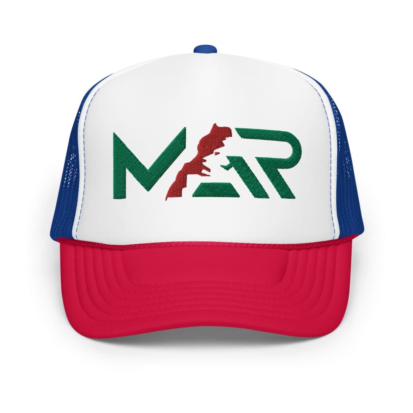 Casquette MAR brodée trucker en mousse