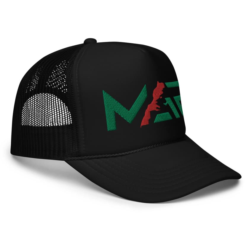 Casquette MAR brodée trucker en mousse