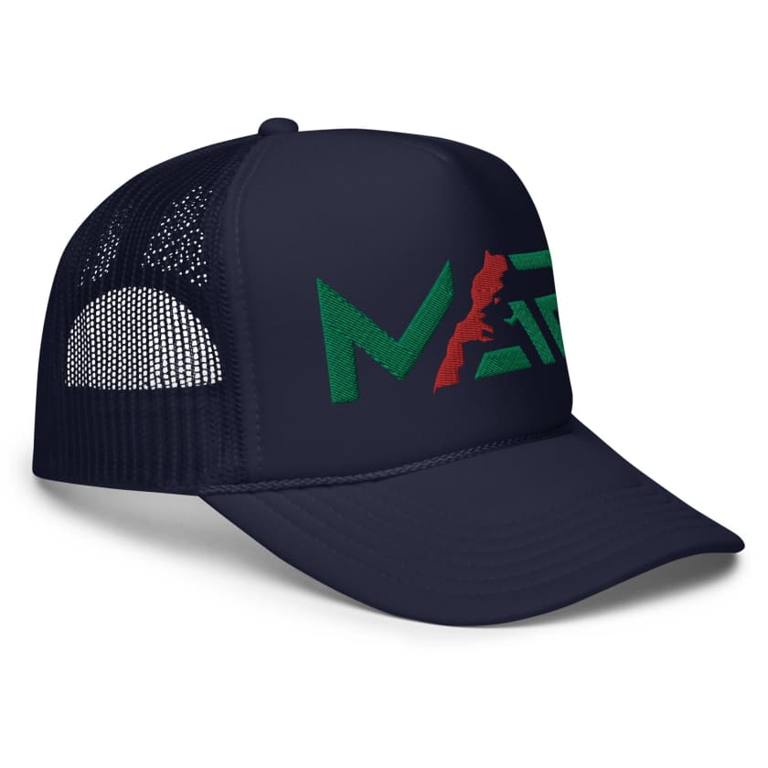 Casquette MAR brodée trucker en mousse