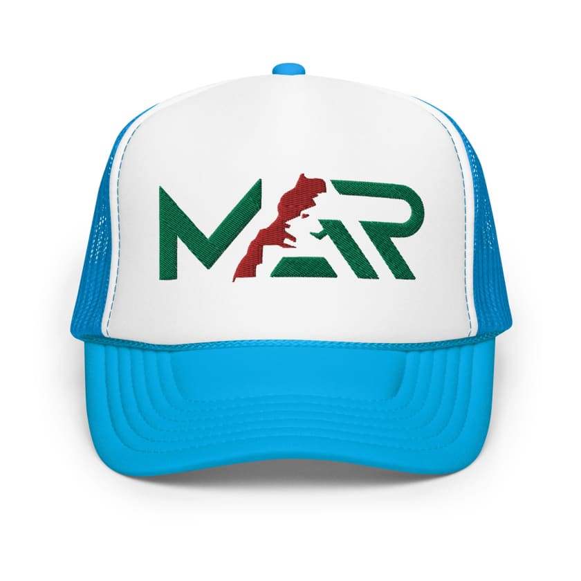 Casquette MAR brodée trucker en mousse