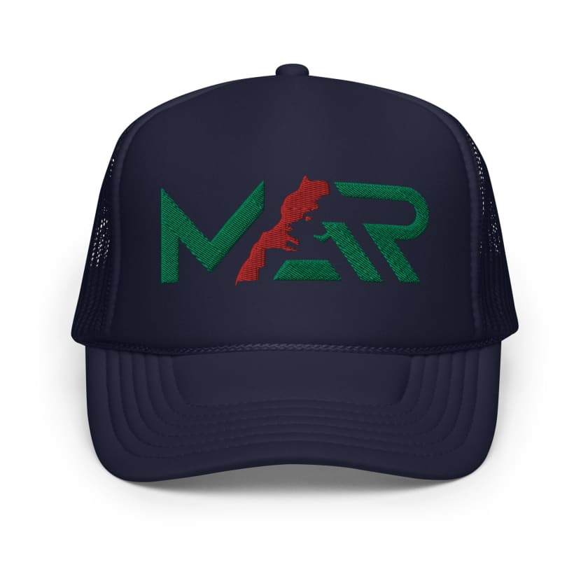 Casquette MAR brodée trucker en mousse
