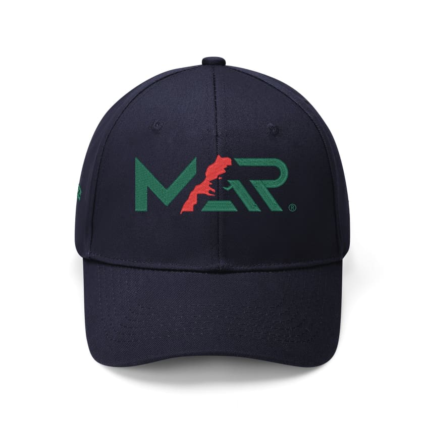 Casquette MAR de baseball brodée 4 Cotés casquette MAROC