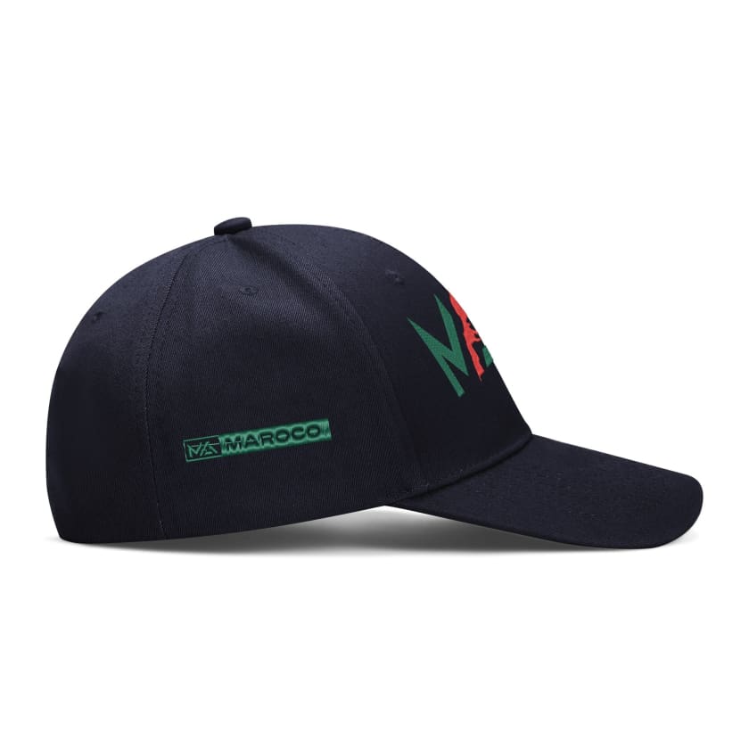 Casquette MAR de baseball brodée 4 Cotés casquette MAROC