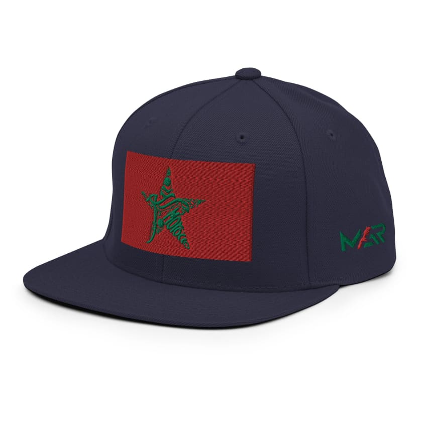 Casquette MAR drapeau Maroc brodé