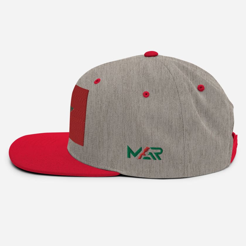 Casquette MAR drapeau Maroc brodé