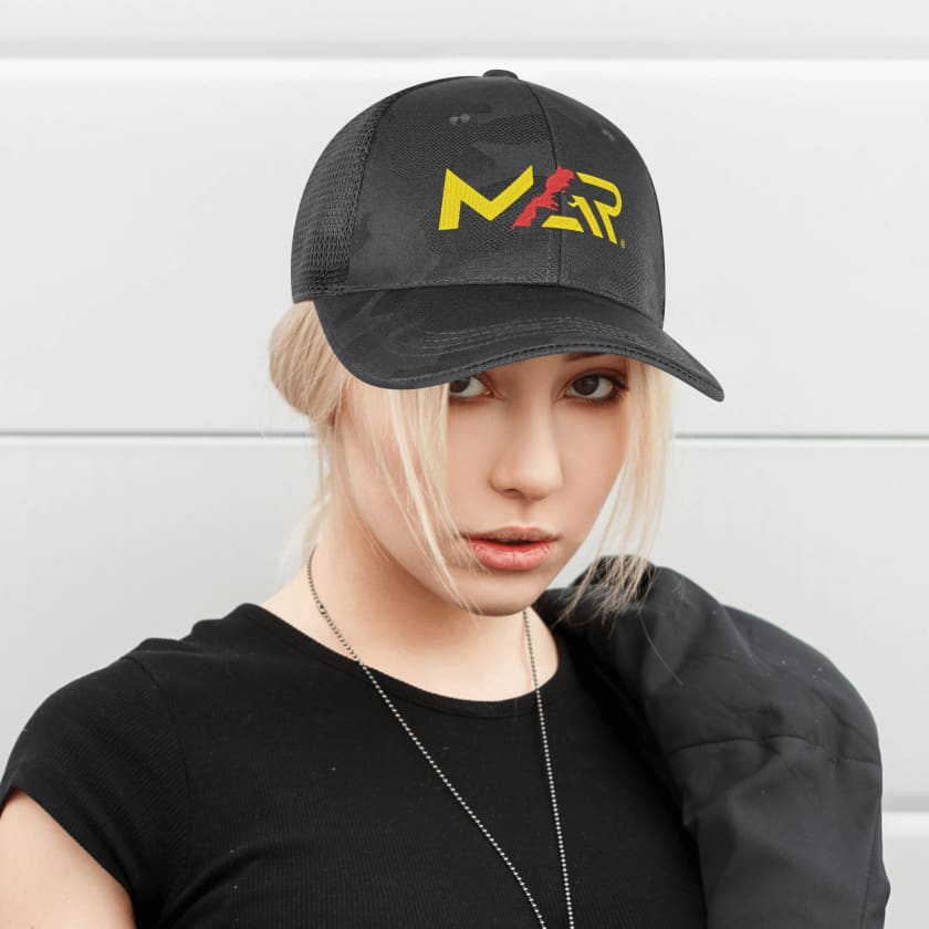 Casquette MAR en maille brodée Sport camouflage
