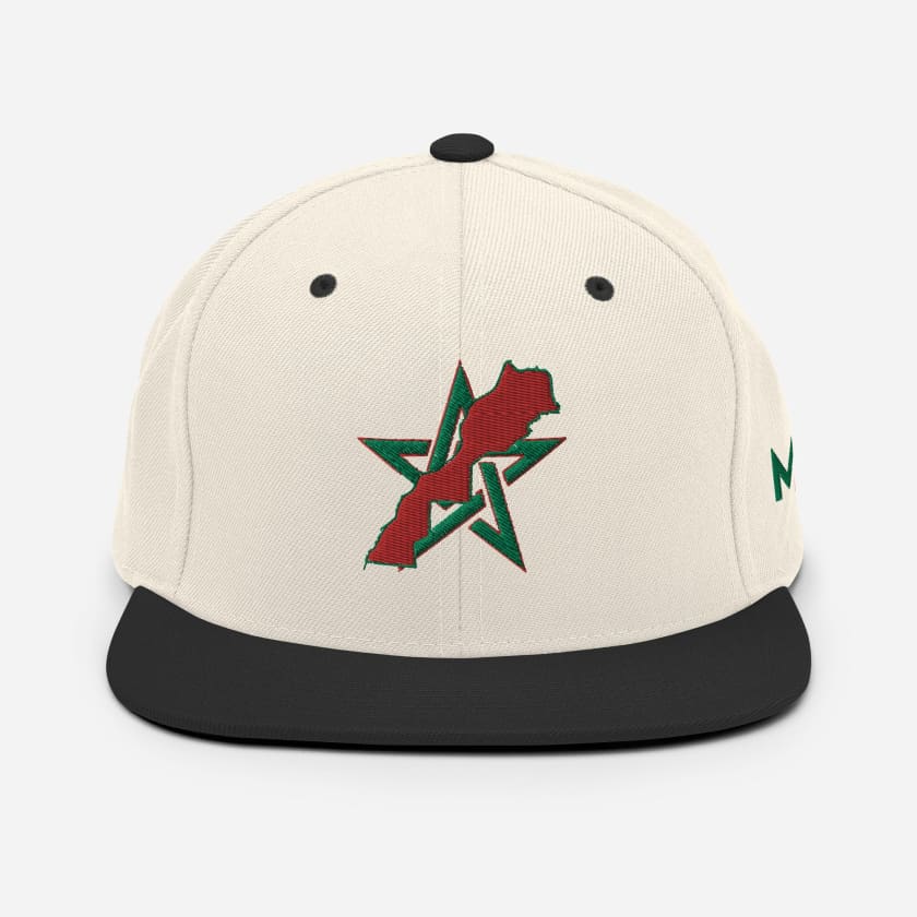 Casquette MAR Étoile &amp; carte Maroc Brodé