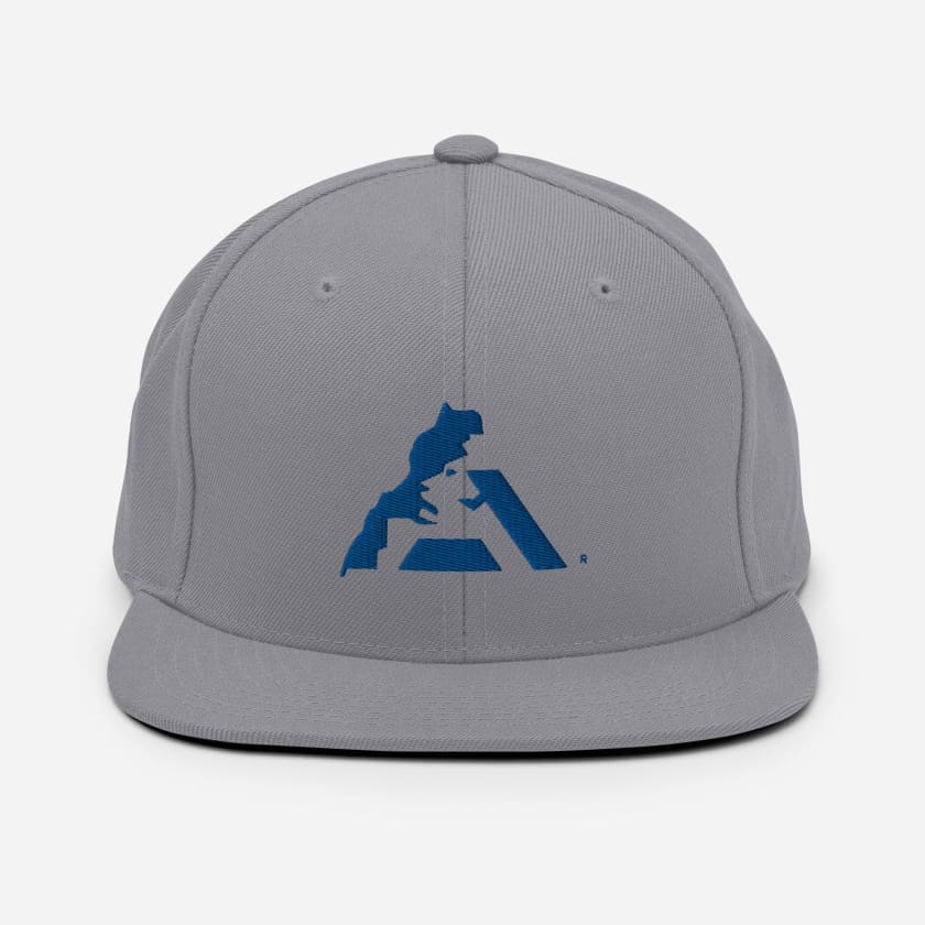 Casquette MAR logo bleu pétrole Snapback brodé
