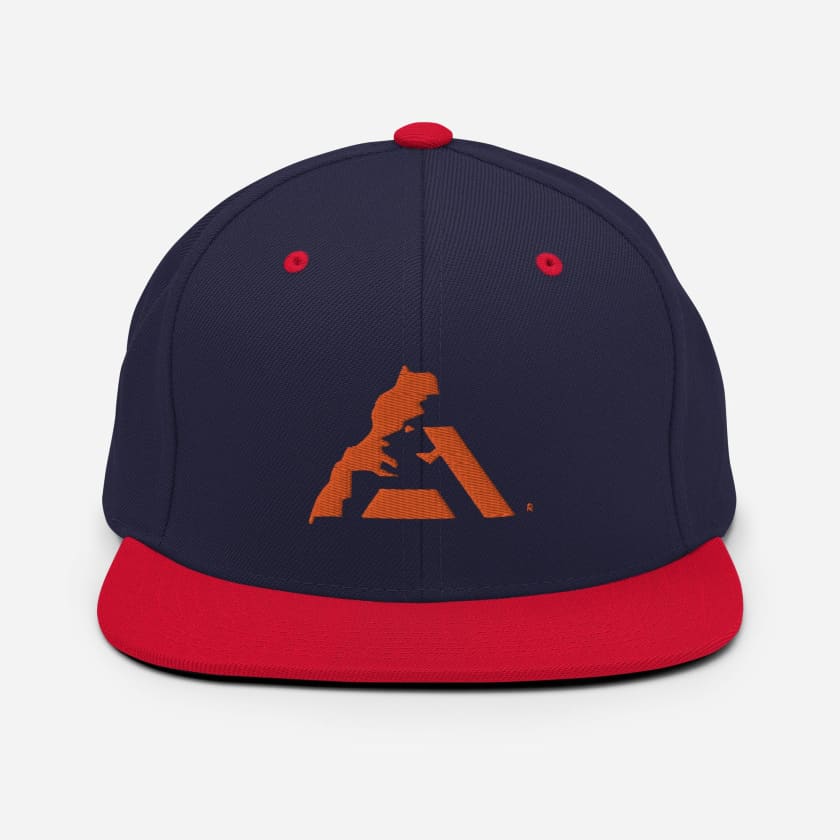 Casquette MAR logo orange brodé Snapback