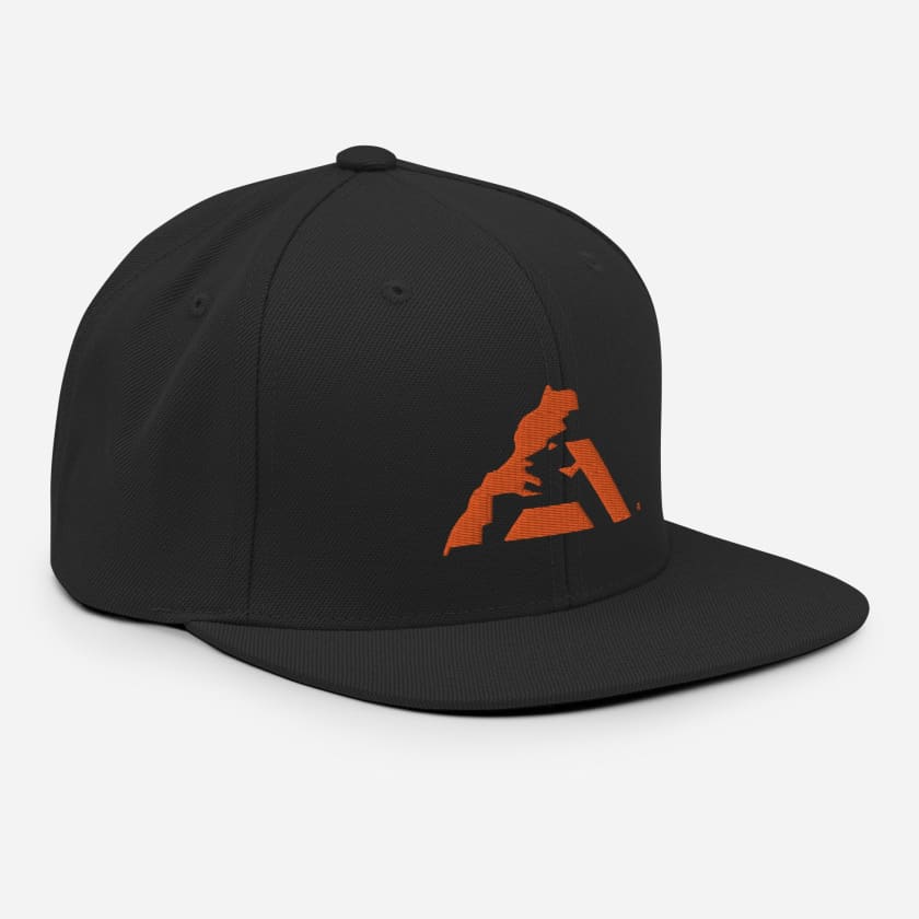 Casquette MAR logo orange brodé Snapback