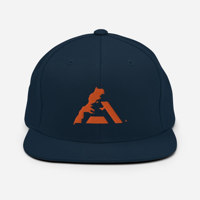 Casquette MAR logo orange brodé Snapback