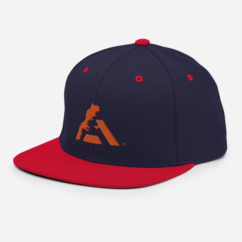 Casquette MAR logo orange brodé Snapback