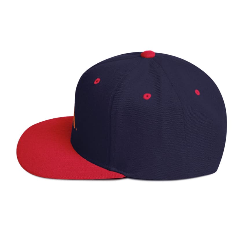 Casquette MAR logo orange brodé Snapback