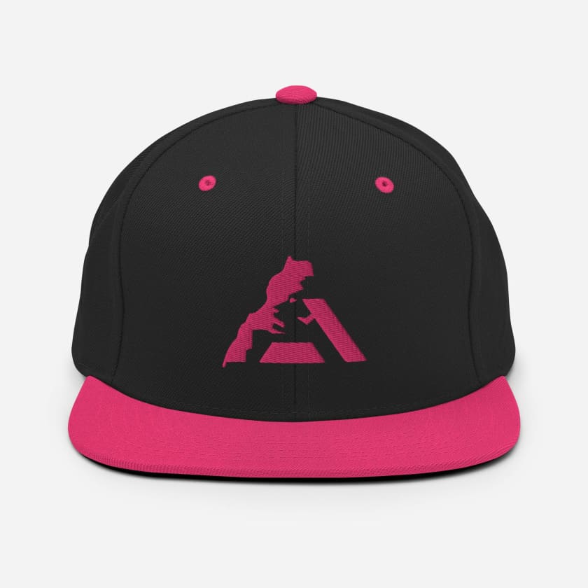 Casquette MAR logo rose Snapback brodé