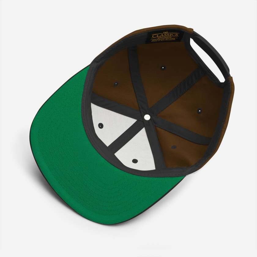 Casquette MAR logo vert et rouge brodé Snapback Camouflage