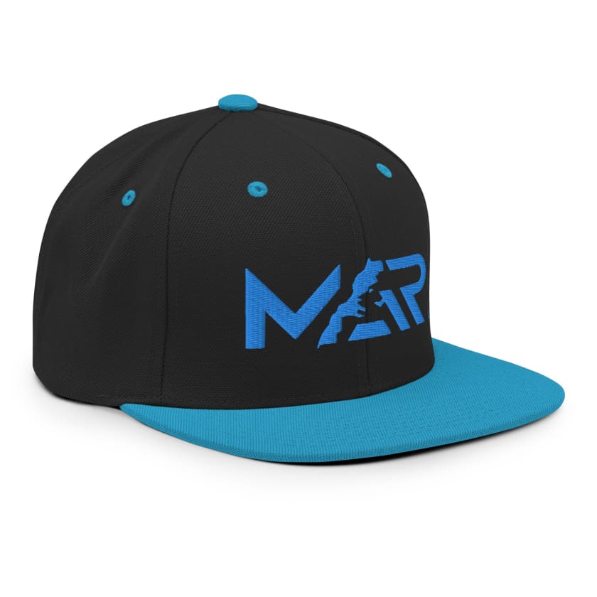Casquette MAR Snapback logo bleu brodé