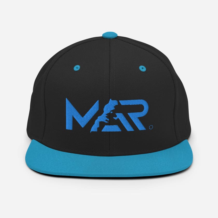 Casquette MAR Snapback logo bleu brodé