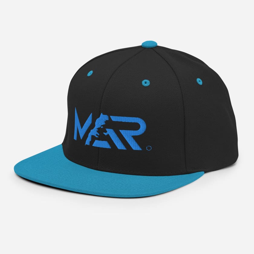 Casquette MAR Snapback logo bleu brodé