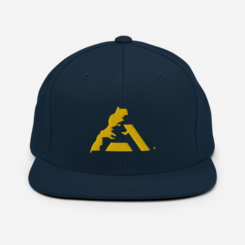 Casquette MAR Snapback logo jaune brodé