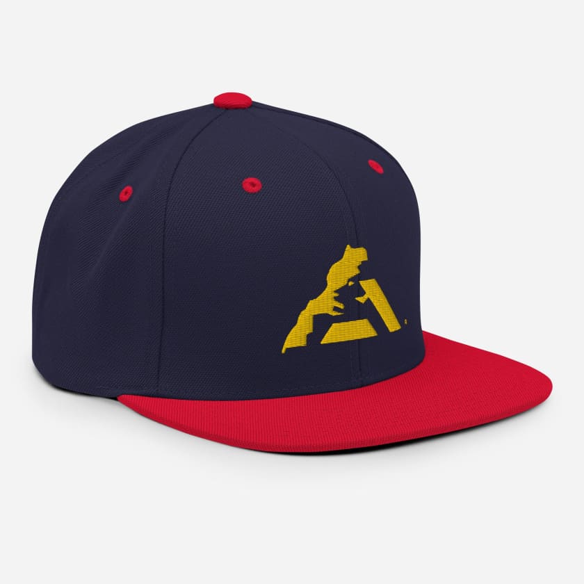 Casquette MAR Snapback logo jaune brodé