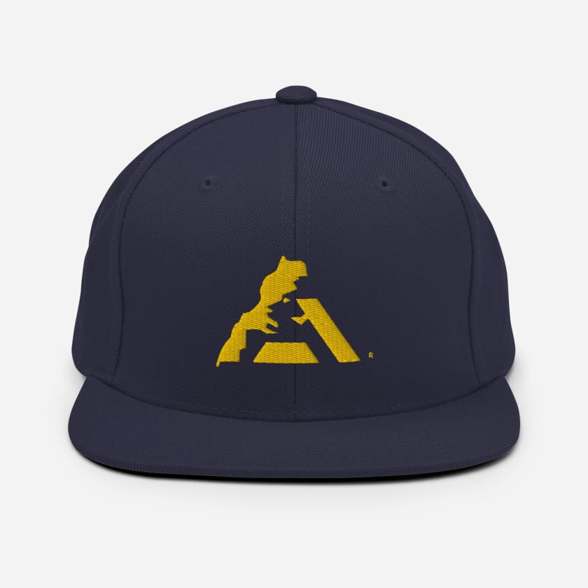 Casquette MAR Snapback logo jaune brodé