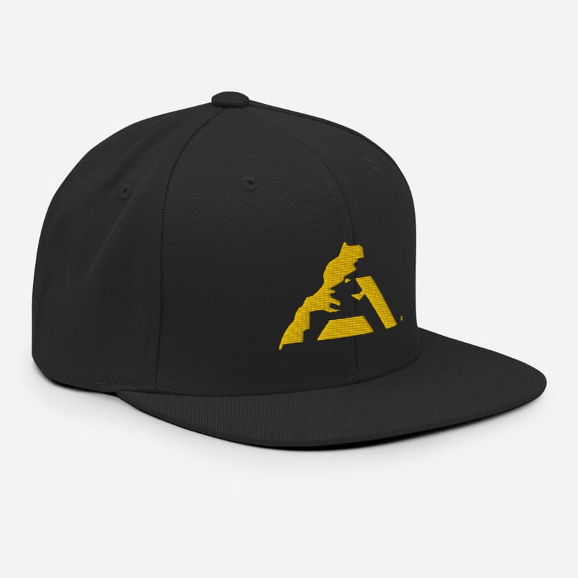 Casquette MAR Snapback logo jaune brodé