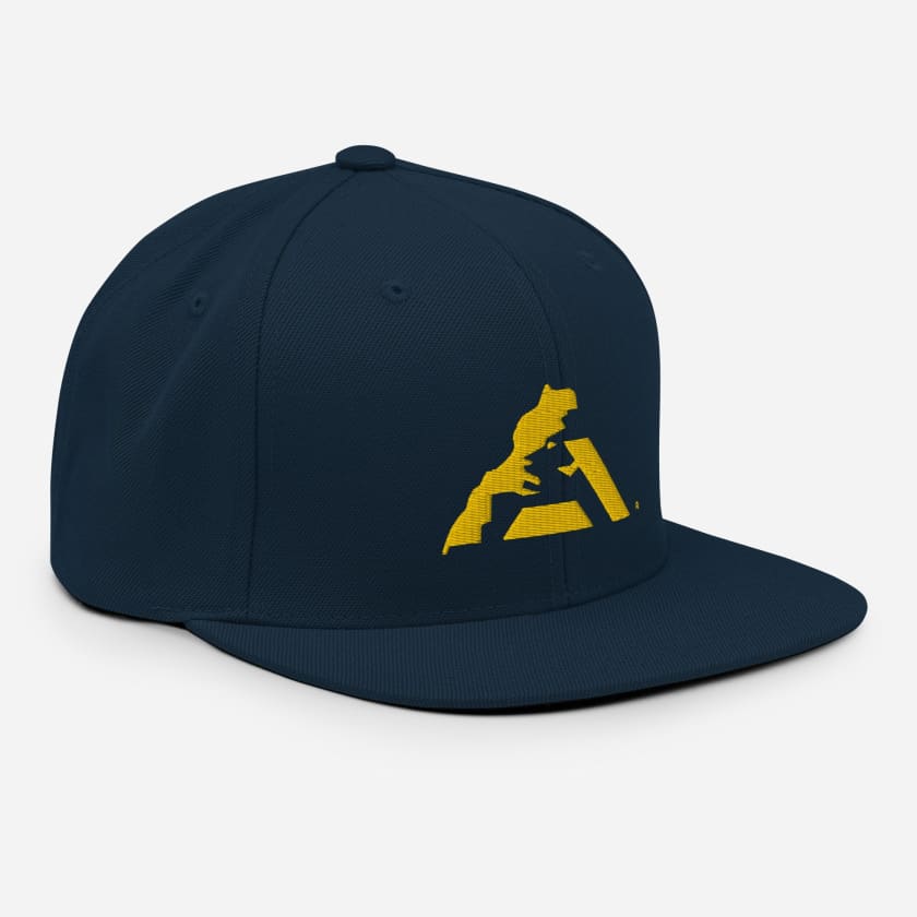 Casquette MAR Snapback logo jaune brodé