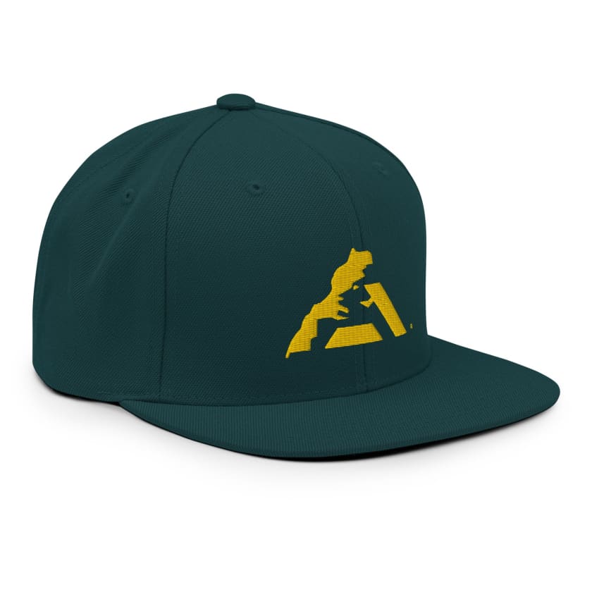 Casquette MAR Snapback logo jaune brodé